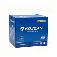 Batterie de voiture au plomb-acide Kojean N50R 12V 50Ah 450A CCA sans entretien JIS 48D26R borne positive droite