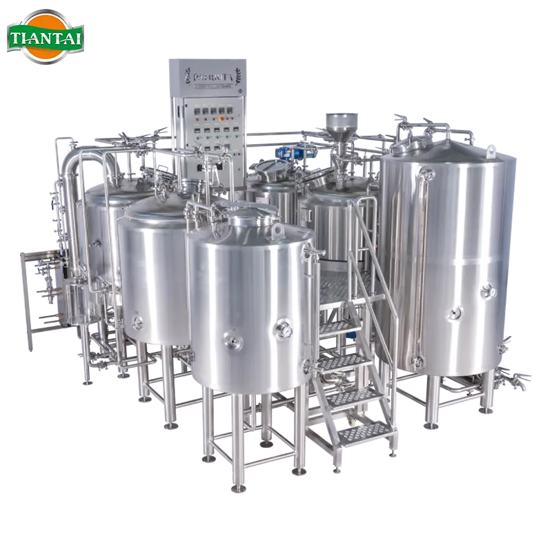 800L 8HL 7BBL из нержавеющей стали, прямое пожарное отопление, 2 емкости, пивоваренное оборудование для пабов