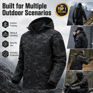 <span class=keywords><strong>Veste</strong></span> <span class=keywords><strong>à</strong></span> <span class=keywords><strong>capuche</strong></span> pour <span class=keywords><strong>homme</strong></span> en polyester imperméable, doublée de <span class=keywords><strong>polaire</strong></span>, <span class=keywords><strong>à</strong></span> motif uni, idéale pour la pêche, la randonnée, le camping, l'escalade, le ski, sport d'hiver - Product Image 1