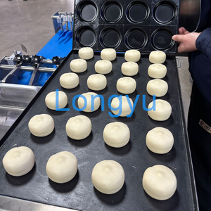 Ligne de production complète de pains à <span class=keywords><strong>burger</strong></span> rembourrés LONGYU SV-209, machine industrielle de fabrication de pains à hamburger fourrés pour <span class=keywords><strong>boulangerie</strong></span> - Product Image 5