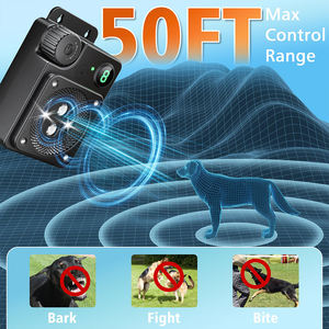 Ultraschall wiederauf ladbare wasserdichte Anti-<span class=keywords><strong>Barking</strong></span>-Gerät Hunde Langstrecken 50ft Indoor Outdoor Bark Stopper Hunde training - Product Image 3