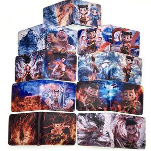 Portefeuille <span class=keywords><strong>pliant</strong></span> court The Devil Boy pour hommes et femmes en cuir PU Coin Clip Color Printing Card Bag Wallet - Product Image 3