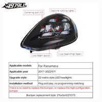 [1979ll] lampe de voiture 2020 2022 2021 2017 2018 971 feux de voiture mise à niveau vers 2023 pdls matrice phares à led pour Porsche Panamera 971