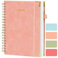 Carnet à spirales relié rigide format A4 A5 B5, agenda, journal, couverture personnalisée avec logo pour le bureau