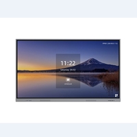 Tableau blanc interactif intelligent 4K 120Hz de 65/75/85/86/98/110 pouces avec fonction de projection pour les salles de conférence scolaires, tactile 20 points