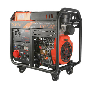 مولد ديزل مفتوح الإطار 220/380 فولت، 7-9 كيلو واط، وحدة آلة لحام مع بدء تشغيل تلقائي، تردد 50/60 هرتز، جهد مقنن 230/240 فولت - Product Image 5