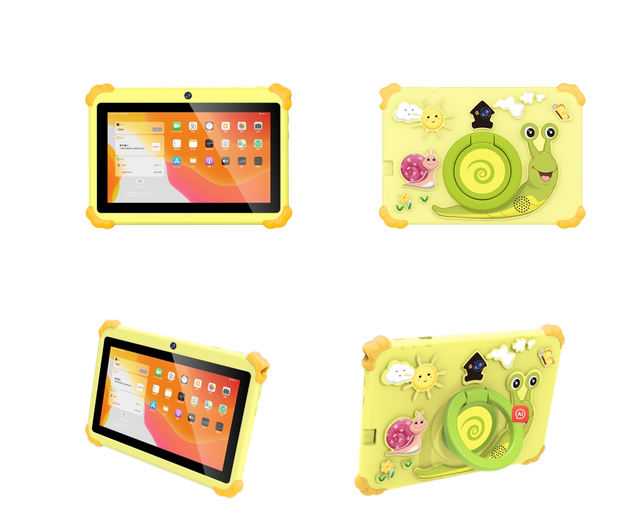 Wholesale 7-inch Android 7.0 Educational Tablets for Kids HD Capacitive Touch Screen 1G+16G Allwinner Front Professional