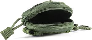 Pochette Molle professionnelle petite fermeture éclair ronde étanche porte-monnaie porte-clés portefeuille pour unisexe - Product Image 4