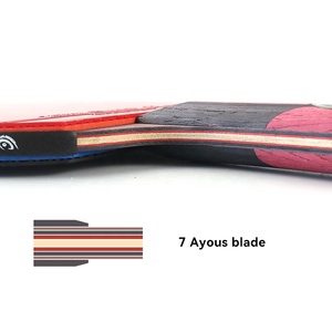 Racchetta da <span class=keywords><strong>Ping</strong></span> <span class=keywords><strong>Pong</strong></span> Professionale a 6 Stelle con Logo Personalizzato, 7 Strati, per Allenamento e Competizione - Product Image 5
