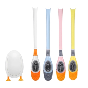 Nouvelle <span class=keywords><strong>meilleure</strong></span> vente Silicone salle de bain <span class=keywords><strong>toilette</strong></span> <span class=keywords><strong>brosse</strong></span> de nettoyage mural suspendu <span class=keywords><strong>toilette</strong></span> <span class=keywords><strong>brosse</strong></span> et support ensemble mignon <span class=keywords><strong>toilette</strong></span> <span class=keywords><strong>brosse</strong></span> - Product Image 4