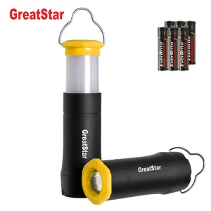 Portable Outdoor 2-in-1 Zoomable Torch Mini Lanterns und Flashlights mit 3 Modes