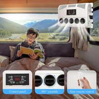Unité de climatisation de type split TELCOOL 12V DC pour camions, camping-cars, bus, remorques, fourgons, excavatrices agricoles, remplacement/réparation