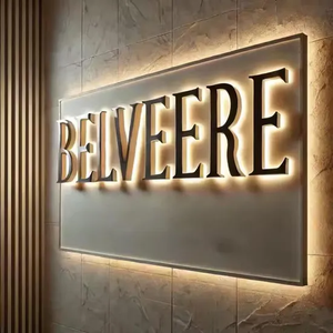Insegna Elettronica LED 3D Personalizzata per Hotel con Font Pubblicitario Illuminato per Decorazione Casa e Bar, Alimentazione AC - Product Image 3