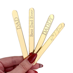 Palitos de helado acrílicos con diseño de miel y dulzura para el Día del Padre, decoraciones para pasteles, palitos para paletas, artículos para fiestas - Product Image 5