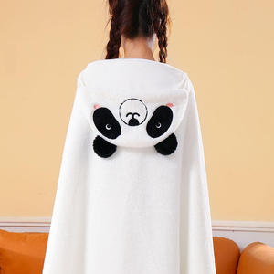 เสื้อคลุมแบบถักลายกา<span class=keywords><strong>ร</strong></span>์ตูนน่ารักผ้าคลุมไหล่ผ้าโพลีเอสเตอ<span class=keywords><strong>ร</strong></span>์นิ่ม100% สำหรับเป็นของขวัญวันเกิดในเทศกาลของเด็กผู้หญิง - Product Image 3