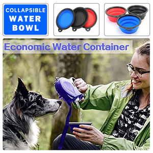 SinSky-Correa para perro duradera 5 en 1, multifuncional, para caminar, correr, correa de nailon para perro con dispensador, botella de agua, cuenco, correa para perro - Product Image 3