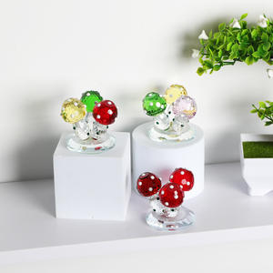 <b>Crystal</b> Figurines Glass Mushroom Vegetable Collectible Table Party Decoration Decoration <b>Ornaments</b> Home Decor - Product Image 5