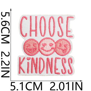 Vá nóng thêu từ tốt cảm hứng báo Giá túi quần áo váy Trucker Hat thêu vá cho phụ nữ người đàn ông hat DIY - Product Image 4