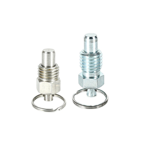 Llavero con Forma de Perno Hexagonal, Acero Zincado, Métrico, Diámetro de la Tapa de 10 mm, Rosca Estándar, Clase 8.8 - Product Image 3