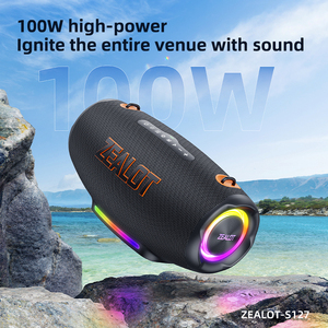 Altavoz OEM de Fábrica, 100 W, Graves Potentes, Subwoofer <span class=keywords><strong>Bluetooth</strong></span>, <span class=keywords><strong>Altavoces</strong></span> <span class=keywords><strong>Inalámbricos</strong></span> para Fiestas, Altavoz Portátil con Woofer, Altavoz de Audio ZEALOT S127 - Product Image 5