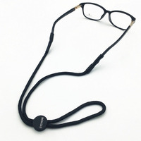 Sangle de retenue pour lunettes de sport personnalisée réglable en nylon et polyester, corde confortable pour le cou, porte-cordon