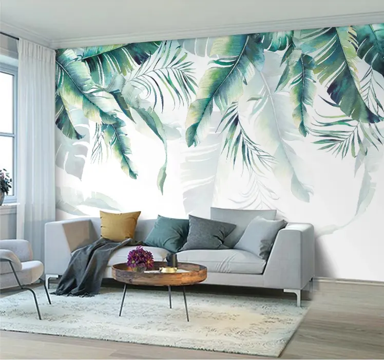 eco-solvent/latex/uv printable wall paper eco mural