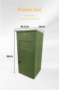 กล่องจดหมายเหล็กชุบสังกะสีแบบปรับแต่งได้กล่องไปรษณีย์ปลอดภัยส่งตรงจากโรงงานสวนกลางแจ้งมีตัวอักษรฟรี - Product Image 6