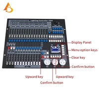 Accesorios de Iluminación, Controlador de DJ 1024 DMX, Control de Luces por Computadora con Pantalla LCD