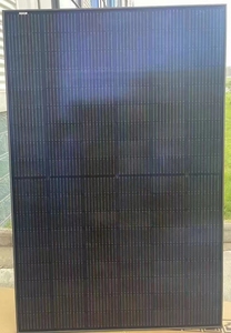 พลังงานเต็มกำลัง เกรด A ราคาโรงงานใหม่ จัดส่งรวดเร็ว 36v 24v 12v 550w 585w 600w 630w แผงโซลาร์เซลล์แบบ N-type PERC สองหน้า สีดำล้วน - Product Image 2