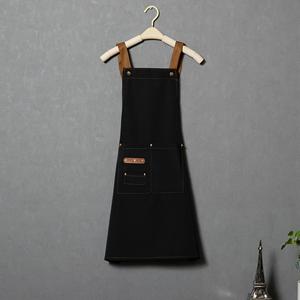 Delantales de Cocina para Mujer y Hombre, Delantal de Chef, Estilista, Parrilla, Restaurante, Bar, Tienda, Cafeterías, Salones de Belleza, Estudios de Uñas, Uniforme, Delantal de Lona - Product Image 6