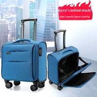 Mini Maleta de Viaje con Ruedas, Maleta Pequeña Multifuncional de Nailon, Equipaje Impermeable Antirrobo, Venta al por Mayor para Aerolíneas