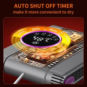 Scaldascarpe intelligente con Display pieghevole a 180 ° per scarpe e scaldascarpe elettrico portatile per asciugatura di scarpe - Product Image 4