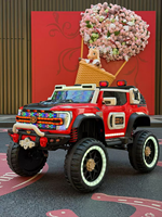 Auto Eléctrico de Cuatro Ruedas Ecológico y Económico para Niños y Niñas, Auto de Juguete de Alta Velocidad Todoterreno, Regalo