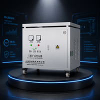 Transformateur d'isolement triphasé à sec 200 kVA élévateur/abaisseur de tension 380 V vers 220 V 480 V vers 400 V Alimentation électrique industrielle CE