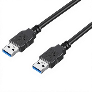 สายดาต้า LUNGKAY 0.3 เมตร USB 3.0 หัวต่อแบบ Male สายหุ้ม PVC ป้องกันสัญญาณรบกวน ชาร์จเร็ว 3A สายคอมพิวเตอร์แบบสองหัว ตัวนำทองแดงแท้ - Product Image 1