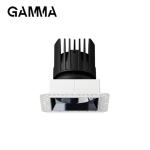 Высокоэффективный 15 Вт Встраиваемый светодиодный настенный прожектор потолочный светильник черный потолочный светодиодный прожектор
