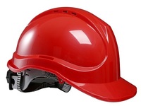 Fournisseur d'EPI, casques de sécurité en ABS orange respirants et durables EN397, certifiés ISO, pour les lieux publics