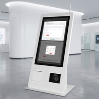 Système de point de vente (PDV) en libre-service OEM 15,6 pouces avec imprimante NFC, lecteur de codes-barres, écran tactile, terminal intelligent pour restaurant et autres usages