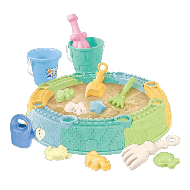 New Trending Summer 2024 Fun Eco Friendly Children's Sand Bucket Beach Digger Toys Castle
