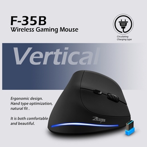 <span class=keywords><strong>Souris</strong></span> verticale sans fil ergonomique F35B 730mAh 6 boutons Type C en stock, expédition rapide, pour PC portable - Product Image 2