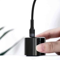 Adaptateur de chargeur mini USB Type-C 20W en cuivre pur, haute efficacité, portable, avec gaine en nylon pour ordinateur