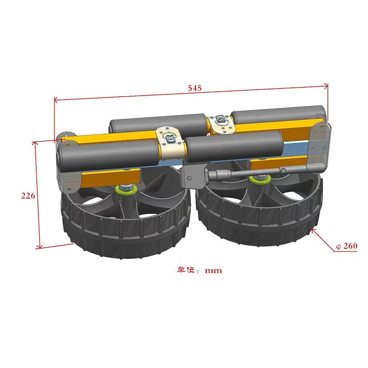 OEM paslanmaz çelik kayık kano tekne taşıyıcı Dolly römork taşıma arabası satılık