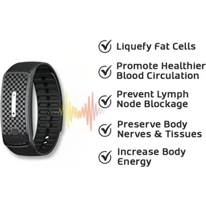 Practical Ultrasonic Body Shape Wristband <b>Smart</b> Magnetic Lymphatic Detox <b>Bracelet</b> Heart Rate Fitness Pedometer Wristbands - Product Image 3