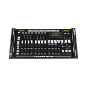 Nouvelle <span class=keywords><strong>console</strong></span> d'éclairage de scène professionnelle Hengyu 2026 avec contrôleur manuel de connexion DMX512 CROCODILE et éclairage - Product Image 1
