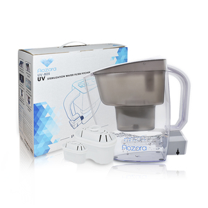 Jarra de agua con filtro para el hogar, reemplazo de jarra de agua alcalina saludable, con luz UV - Product Image 1