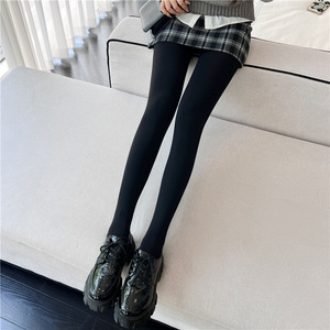 Black Skin Winter Girl Medias Piernas gruesas Pantimedias de mujer con calcetines - Product Image 6