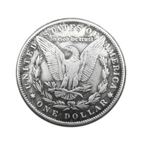 Pièce de monnaie Lion Simba Wandering Coin 1938, Médaille Dollar d'argent antique, Pièce de monnaie à relief animalier du film, avec la gravure 'In God We Trust'