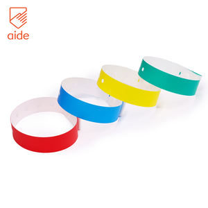 הסיטונאי רך פלסטיק רך מתכוונן עמיד למים ויניל pvc אירוע פרק כף יד פלסטיק הצמד ויניל להקות wristbands לאירועים - Product Image 4