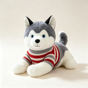 Peluches de Husky en Varios Tamaños, Juguetes de Peluche Suaves <span class=keywords><strong>y</strong></span> Adorables, Aptos para Niños <span class=keywords><strong>y</strong></span> Niñas - Product Image 6