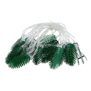 Pin hoạt động 10 led 1.2 m nhiệt đới kim loại cây thông để lại chuỗi ánh sáng cho vườn, nhà thờ, đám cưới, trang trí phòng - Product Image 1